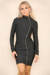 Bodycon-Zip-Bandage-Dress