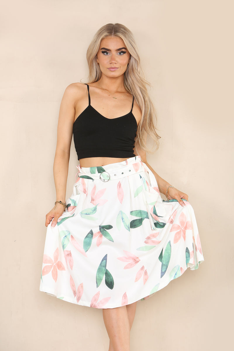 floral-skirt