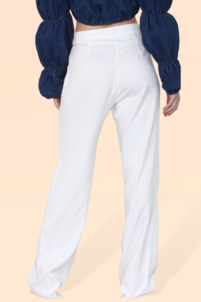 White-pleated-trouser