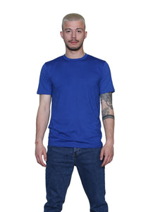 Elaina Fashion Men's Royal Blue Classic T-Shirt – Versatile Everyday Essential