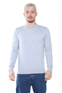 Men's Classic Light Grey Sweatshirt - Casual Comfort and Stylish Fit