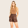 Faux-Leather-Shorts