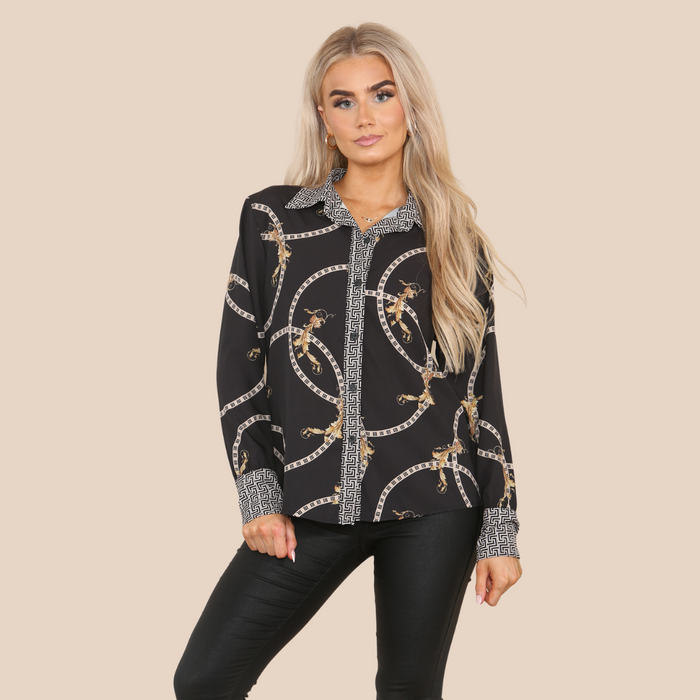 Patterned-Blouse