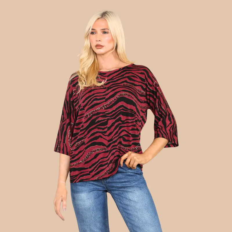 Zebra-Print-Blouse